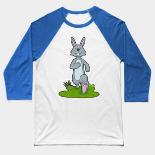 Rabbit Running Fitness Baseball T-Shirt